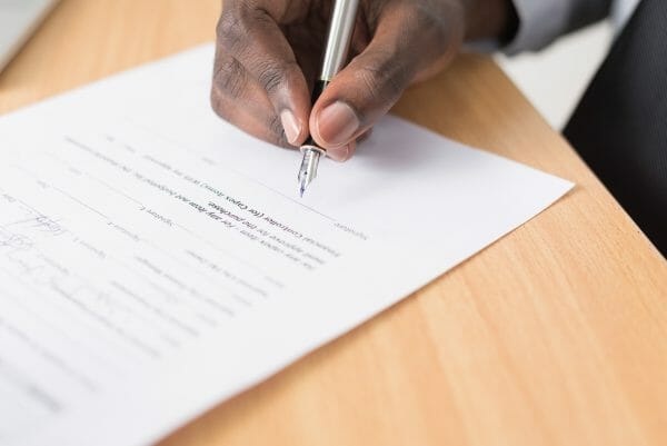 Making changes to a contract